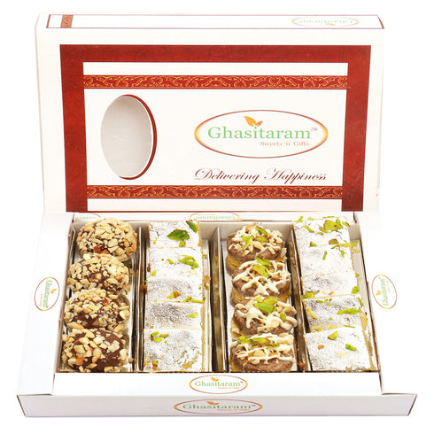 Ghasitaram Assorted Box Of Barfis, Dryfruit Sweets
